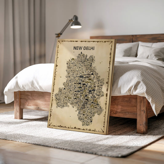 DELHI THE MAP OF MONUMENTS
