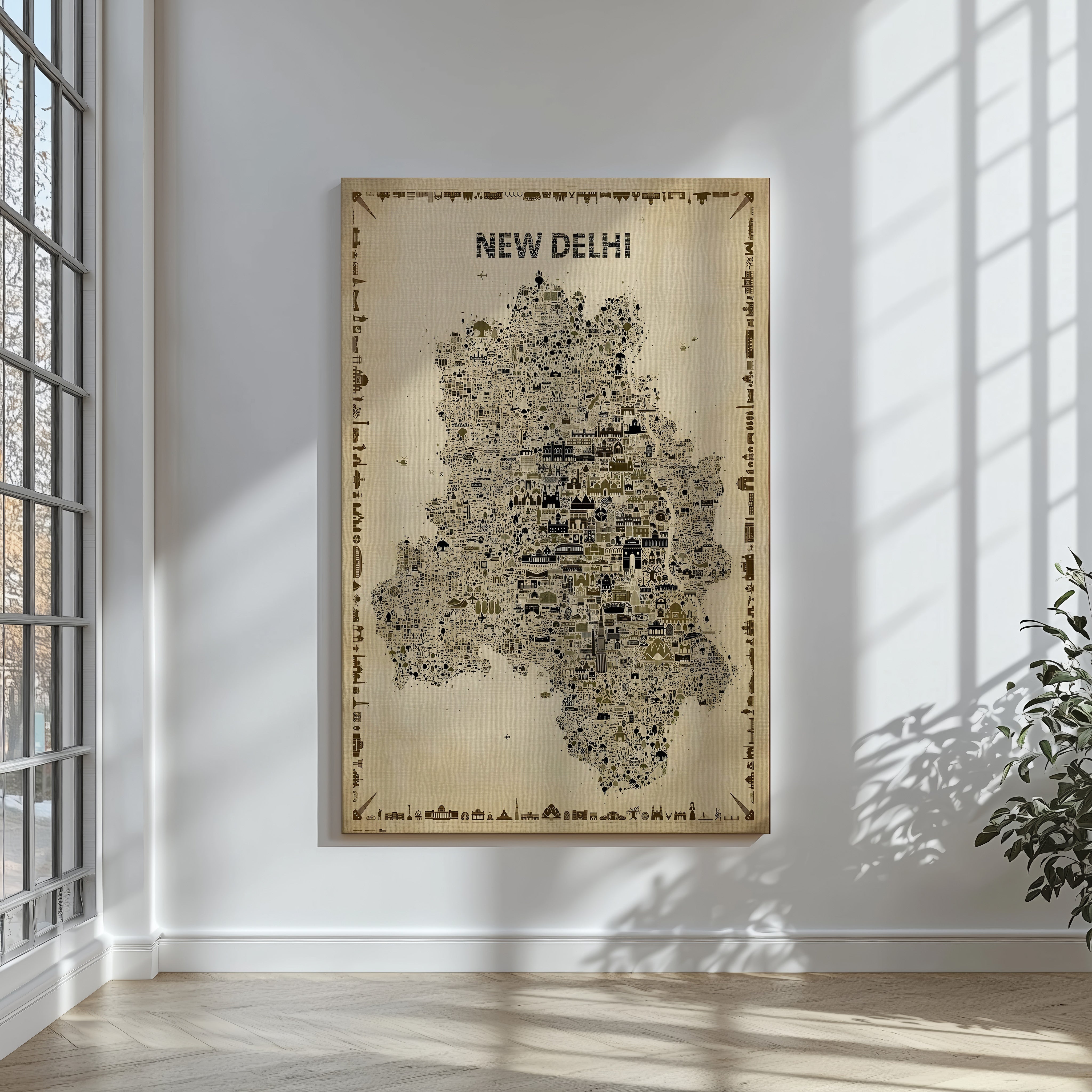 DELHI THE MAP OF MONUMENTS