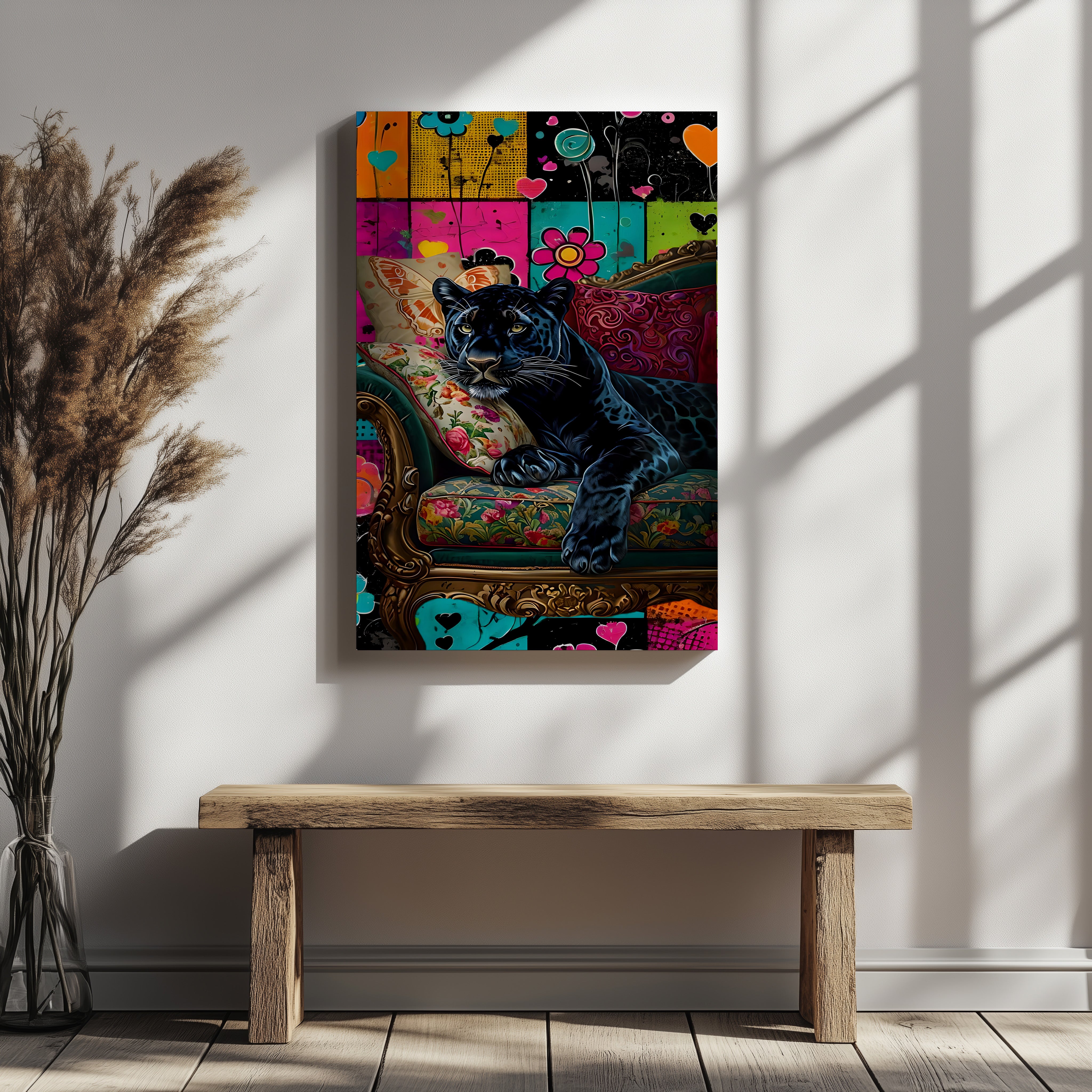 Black Panther On The Couch