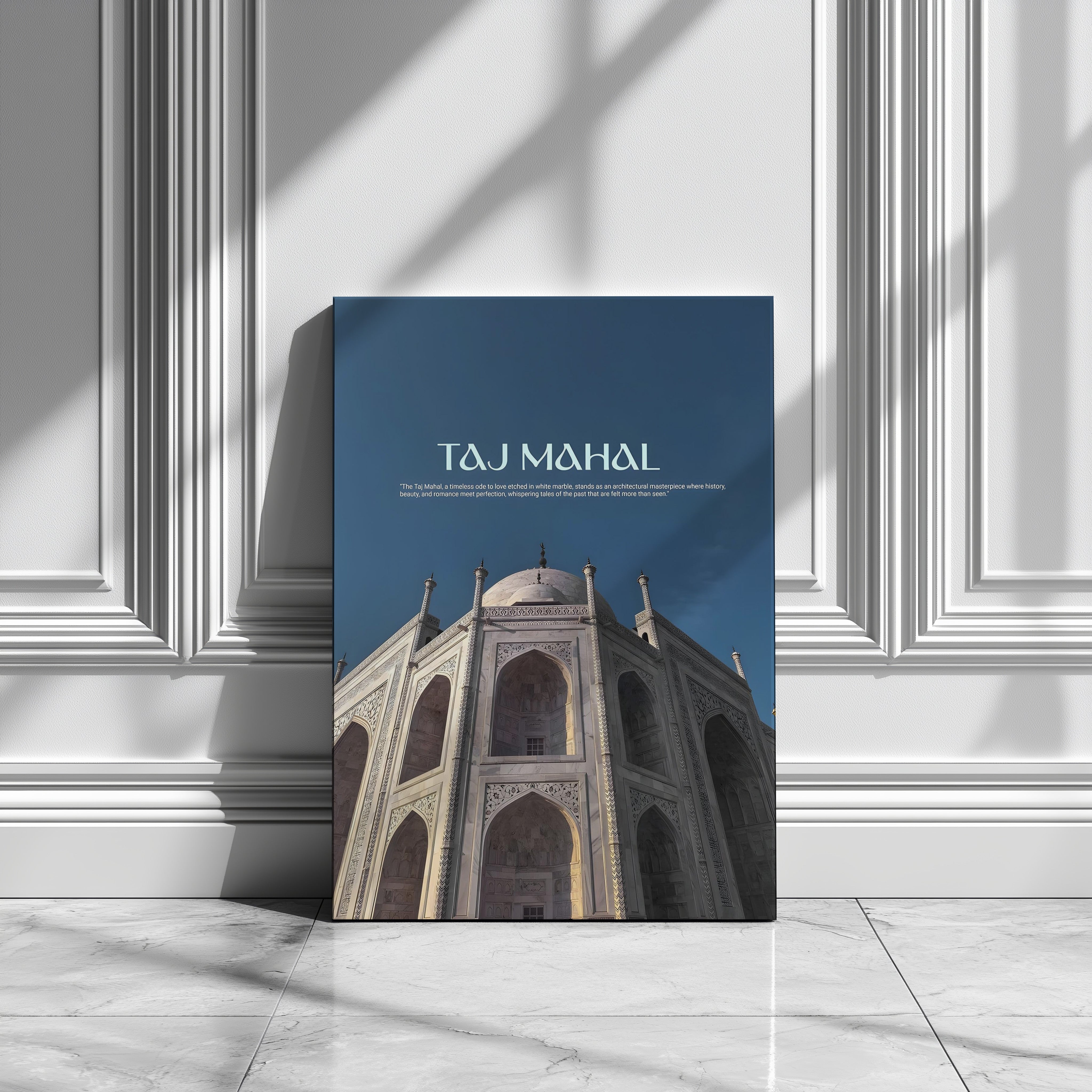 TAJ MAHAL - MARBLE ODE
