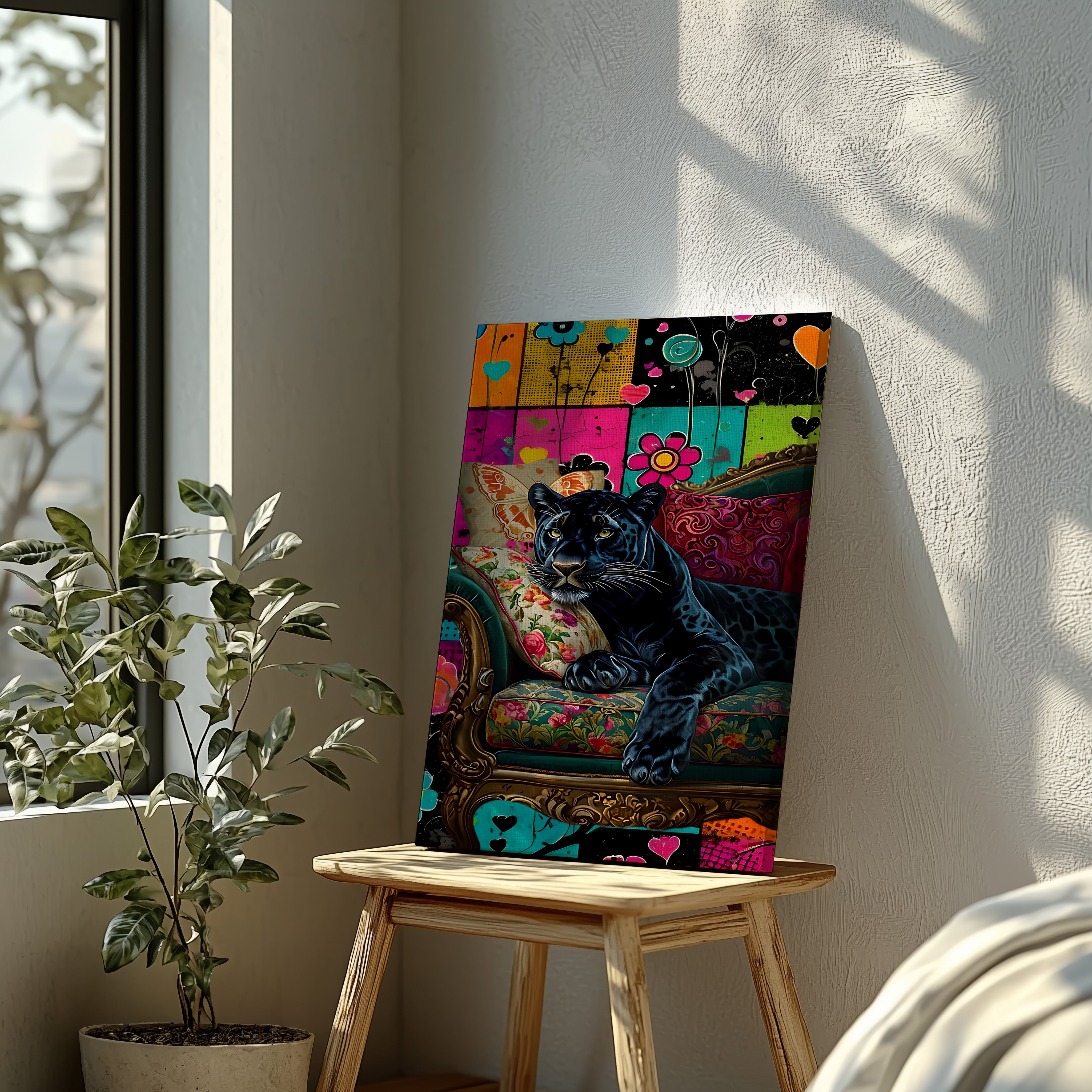 Black Panther On The Couch