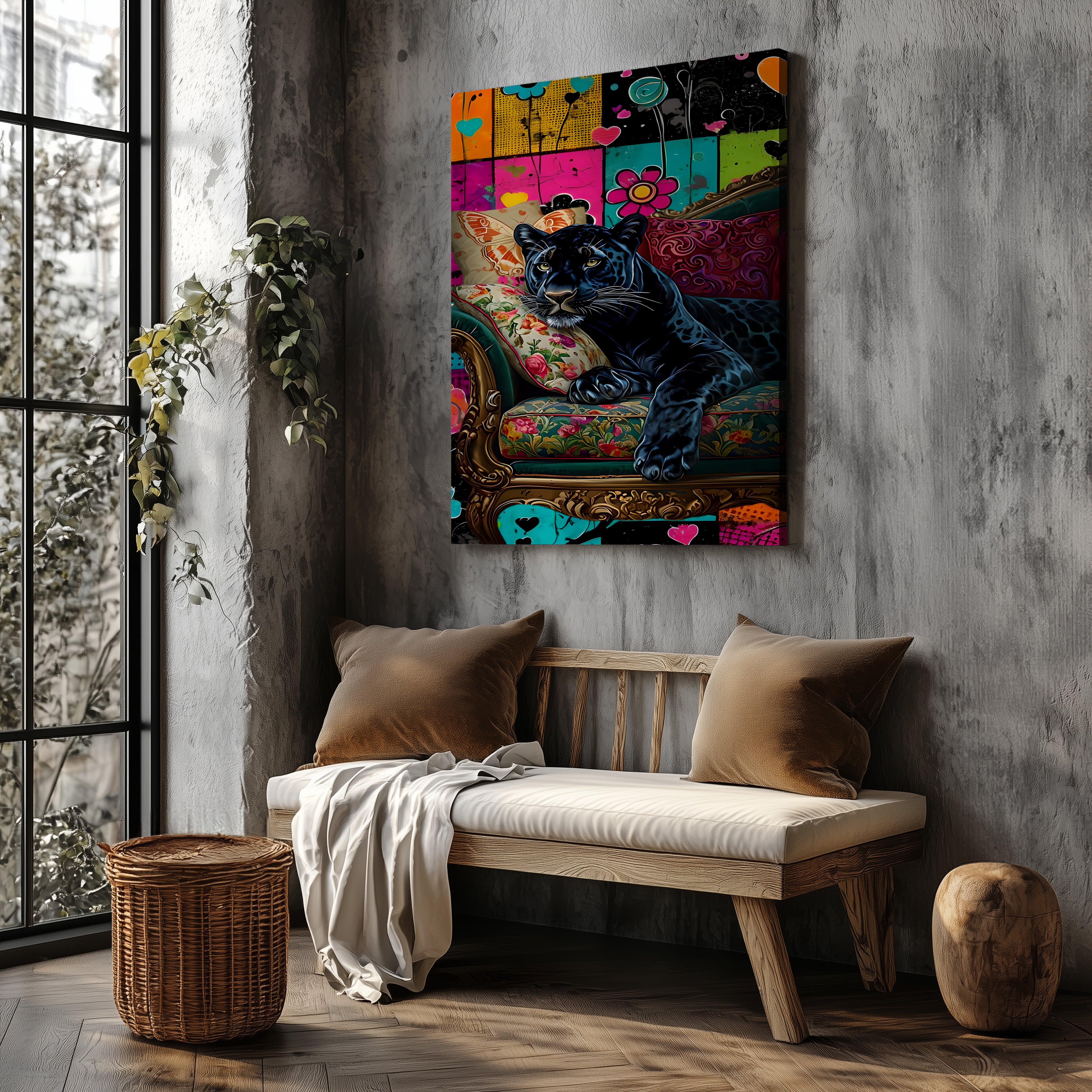 Black Panther On The Couch