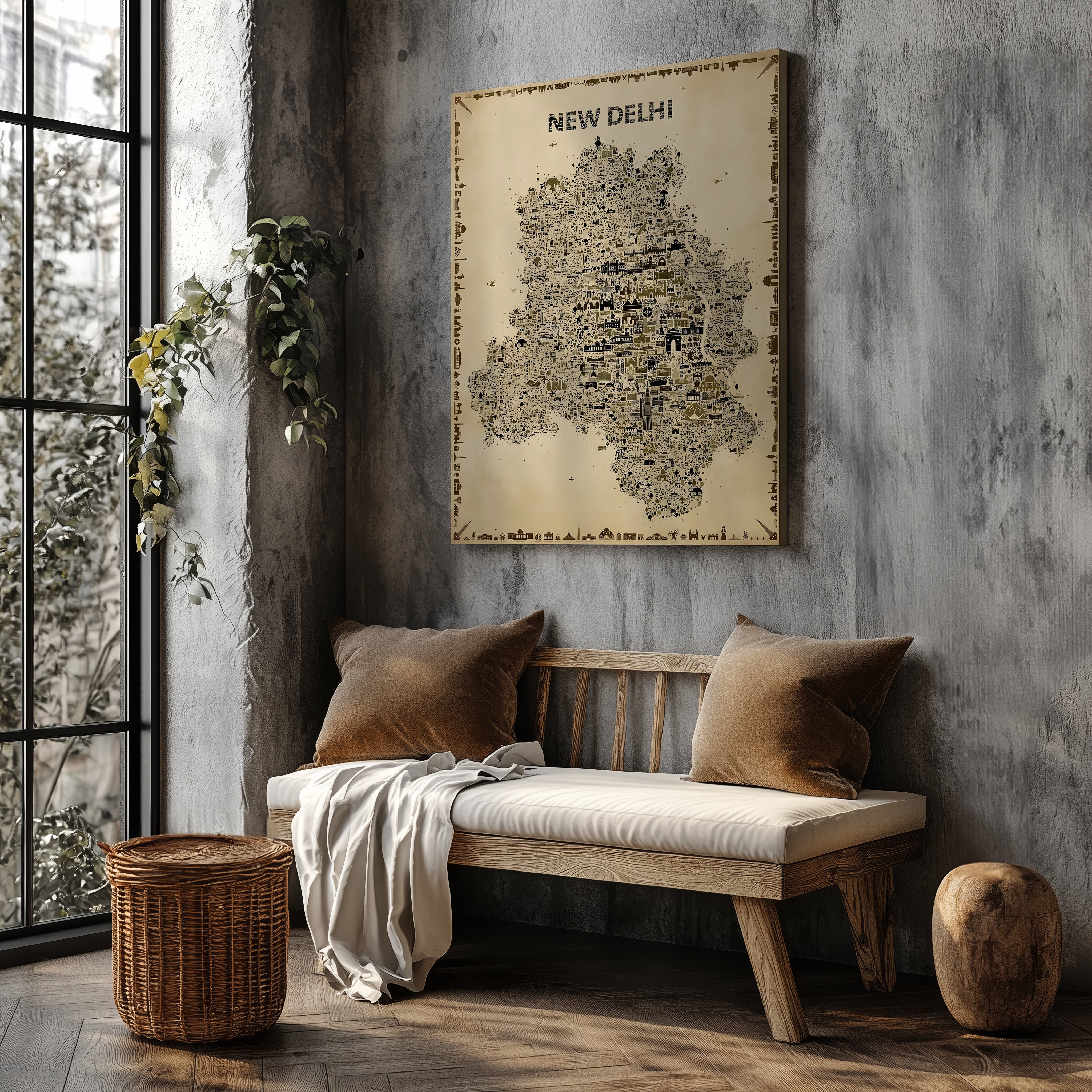 DELHI THE MAP OF MONUMENTS
